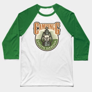 Camping Lantern South Dakota Baseball T-Shirt